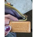 Coach  Leah Yellow Shoulder Bag Signature Embossed Design Women's Handbag Photo 5