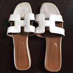 Oran Sandals White / Brown Size 8 Photo 0