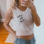 vintage savannah Desert Vibes Pink Crop Top Photo 0