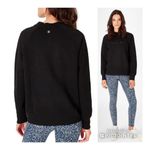 Sweaty Betty Superhero Logo Fashion Sweatshirt XS Black Athletic Crewneck Photo 1