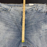 Old Navy  Extra High Rise Sky-Hi Straight Jeans Preppy Distressed Denim Sz 26 NWT Photo 7