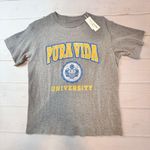 NWT - - Women’s Grey Pura Vida University Shirt - Size Small. Photo 0