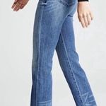 AYR The Bomb Pop Jeans Womens 26S Blue Denim Mid Rise Straight Leg Frayed Hem Photo 1