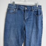 Talbots  Stovepipe Ankle Jean Kingston Wash Size 12 Petite Blue Casual Denim Photo 5