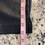 ZARA  Trafaluc Womens Faux Leather Flat Front Slim Skinny Biker Pants Black Small Photo 12