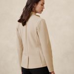 Banana Republic black knit pique cotton/poly/spandex jacket.Size MP. NWT. Photo 2