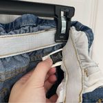 SheIn  Elastic Tie Waist Deconstructed Denim Shorts Dark Wash Women’s Size XS Photo 2