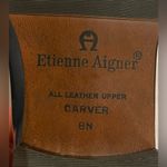 Etienne Aigner Vintage NWT IN BOX Women’s Size 8 Carver Navy Buckle Loafers Photo 11