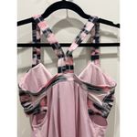 Lululemon Pink Wamo Camo Rest Less Tank Racerback Cinch Waist Sz 8 Photo 5