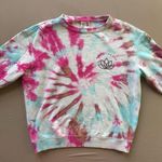 runners love yoga. Tie Dye Sweatshirt Photo 3