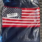 White Birch  FLAG OF FREEDOM KNIT MOM CROPPED TANK TOP Photo 2