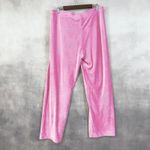 Juicy Couture  Velour Pajama Set Size XL Pink Crown Logo Y2K Rhinestone McBling Photo 4