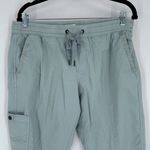 LL Bean Women’s Cargo Utility Camp Pants Crop Blue Size M Trail Hiking Active Size M Photo 3