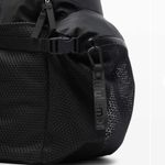 Lululemon All Hours Backpack in black with mesh pockets Photo 6