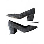 Nine West New  Women's Pumps Heels Size 7.5M Black Silver Sparkle Evening Party Photo 2