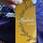 Andrée Andree by Unit purple floral dress size large NWT Style #7859-3 Photo 3