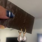 Gorjana 14k Gold plated Rice Pearl Huggie Earrings Photo 0