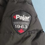 Pajar  Quilted Puffer Fur Trim Hood Down Insulated Black Winter Parka Coat Photo 4