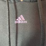 Adidas  Black Sport Sweatshirt‎ Multicolor Accent striped sleeves Size Small Photo 1