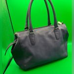 Coach A Rare  Legacy Leather Large Harper Triple Zip Satchel Purple handbag Photo 6