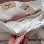 Anthropologie NWT  Maeve poplin tie blouse‎ white Photo 6