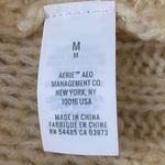 Aerie Happy Place Oversized Long Cable Knit Sweater Pail Yellow Size Medium Photo 7