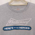 Camp David Budweiser “Here’s to the Heroes” Women’s Short Sleeve Tee Shirt Photo 1