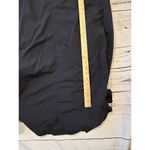 Unif x Urban Outfitters Windbreaker Trenchcoat Black Full ZIp Trenchcoat Size XS Photo 6