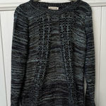 Olive & Oak olive and Oak Olive Green, White and Blue Sweater Size Small Photo 0