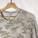 Athleta Pure Luxe Camo Printed Crewneck Athletic Sweatshirt M Photo 3