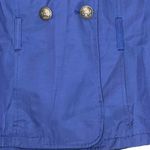 Black Rivet  Jacket Size XS Blue Womens Button Up Lined Cotton Blend Hooded Coat‎ Photo 4