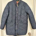 J.Crew  | Signature Quilted Cocoon Primaloft Navy Lightweight Puffer Jacket, M Photo 3