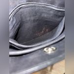 Nine West Vintage Black Leather Tote HandBag Shoulder Purse Bag Photo 14