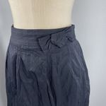 Elie Tahari  Bergdof Goodman Bow Waist A-Line Skirt Womens Size 8 Black Party Photo 1