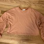 Vestique Runched Sleeve Crop Sweatshirt  Photo 0