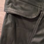 Bar III Faux Leather Amazon Jungle Cargo Pants Size 2 Photo 2