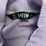 SheIn B40 New Women’s Ribbed Crop Top Lilac/Lavender size Large Photo 2