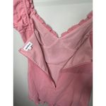 superdown Revolve Pink Ruffle Mini Dress Pink Sz S Milkmaid Sleeves Photo 5