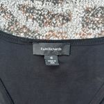 R & M Richards  Sleeveless Ruffle Sheer Rhinestone Top Black 16 Photo 3