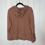 ALBION FIT Albion Hooded Pullover Terracotta Stripe Sz M Photo 8