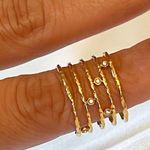 Boutique Adjustable Wide Layered Open Gold Ring Photo 3