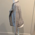 Nic+Zoe Petite Fringe Knit Mix Jacket Sz MP Photo 4