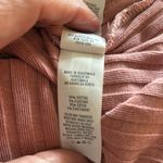 Aerie  Ribbed Crop Cardigan Pink L Long Sleeve Button Frint Casual Top Stretch Photo 8