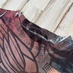 American Vintage Vintage Y2k Grunge Burn Out Baby Tee Angel Wings Heart Butterfly Womens Small Photo 1