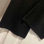 Dee Elly NWOT  Size M Black Cream Bell Sleeve Knit Crop Top Bow Scalloped Trim Photo 8