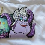 Lounge Fly Disney Villains Scenes Ursula Ariel Crystal Ball Flap Wallet  NWOT Photo 1