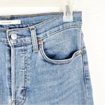 Levi's LEVI’S Light Wash High Rise Ripped Button Fly Wedgie Skinny Jeans, Size 30 Photo 6