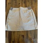 Athleta  Brooklyn tennis skirt size 10 athletic lined striped grey Photo 1