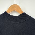 Antonio Melani Black 100% Cashmere Mock Neck Split Back Sweater Women's Small Photo 1