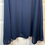 ZARA Basic Navy Blue A Line Dress Fits A L Photo 6